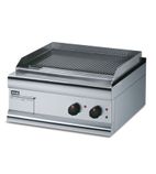 Silverlink 600 GS6/TFR Electric Countertop Steel Fully-Ribbed Plate Griddle
