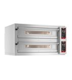 Image of Citizen 6+6-3PH Electric Twin Deck Pizza Oven - 3 Phase