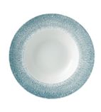 Studio Prints Raku DE886 Wide Rim Bowl Topaz Blue 280mm (Pack of 12)