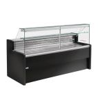 Tibet FP922-200 2000mm Wide Flat Glass Serve Over Counter Display Fridge