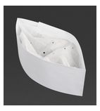 A255 Disposable Forage Hat White (Pack of 100)
