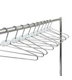 DP918 Chrome Plated Steel Hangers with Tags (Pack of 50)