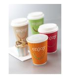Enjoy CM574 Double Wall Disposable Hot Cups 340ml (Pack of 680)