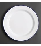 GM512 Enamel Dinner Plates 245mm (Pack of 6)