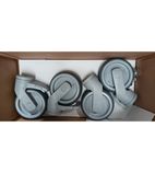 OEA319 Set of 4 Castors (2 Braked)