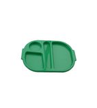 D7798G Meal Tray Green 28 x 23cm Polycarbonate