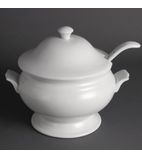 Image of Y094 Soup Tureen and Ladle 2.5Ltr 88oz