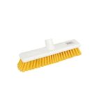 F9698YW Abbey Hygiene Broom Head Soft 30cm Yellow Polyester Bristles