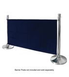 DL480 Dark Blue Canvas Barrier