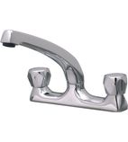 CaterTap WRCT-500MD 1/2" Dome Head Deck Mixer with Swivel Spout