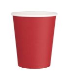 GP409 Single Wall Takeaway Coffee Cups Red 225ml / 8oz (Pack of 1000)