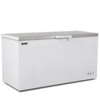 Image of CF650SS 650 Ltr White Chest Freezer With Stainless Steel Lid