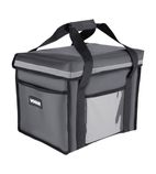 Image of FR225 Insulated Folding Delivery Bag Grey 380x305x380mm