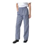 B311-3XL Unisex Vegas Chefs Trousers Small Blue and White Check 3XL