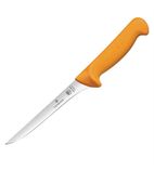 L158 Narrow Curved Blade Boning Knife Yellow 6.5"