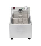 Image of MEF-L5-SA-2 5 Ltr Electric Countertop Single Tank Fryer (1 x Basket)