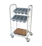TCDT2-100 Two Tier Epoxy Cutlery And Tray Dispense Unit