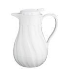 CH119 Insulated Swirl Jug White 1.2 Ltr