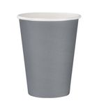 GP416 Coffee Cups Single Wall Charcoal 340ml / 12oz (Pack of 1000)