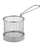 Image of CE148 Chip basket Round with Handle 80mm