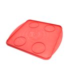 DF236 Red Microwave Tray Large Pots