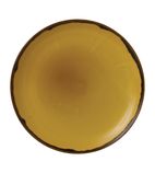FJ783 Harvest Mustard Coupe Plate 324mm (Pack of 6)
