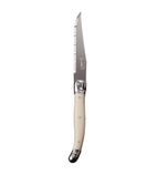Image of V596 Serrated Steak Knives Ivory Handle (Pack of 6)