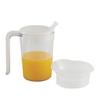 Image of CC975 Clear Mug with Handle & 2 lids