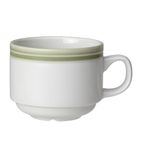 VV2659 Bead Sage Stacking Cups 200ml (Pack of 12)