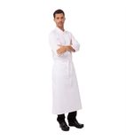 A925 Unisex 4-Way Long Waist Apron White