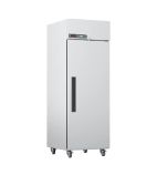 Xtra XR600H Medium Duty 600 Ltr Upright Single Door Stainless Steel Fridge