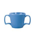 DW143 Double Handle Mug Blue 300ml