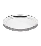DM193 Stainless Steel Round Service Tray 355mm