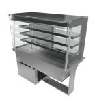 Drop-In D4RDSL 4 x 1/1GN Refrigerated Multi Level Drop-in Display Merchandiser