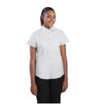 Image of B180-L Womens Cool Vent Chefs Shirt White L