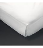 Image of GT804 Percale Flat Sheet Single White