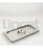 Image of TA44 Heavy Duty Stainless Steel 1/3 Gastronorm Tray Lid