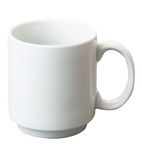 Image of PRBG848 Porcelain Stacking Mugs White 340ml (Pack of 12)