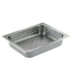E7030 Stainless Steel Perforated 1/2 Gastronorm Tray 65mm