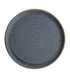 FA303 Canvas Small Rim Round Plate Blue Granite 265mm (Pack of 6)