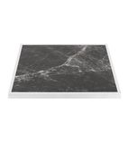 FU516 Pre-drilled Square Table Top Dark Granite Effect 700mm