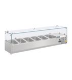 G-Series AB090 6 x 1/4GN Refrigerated Countertop Food Prep Topping Unit