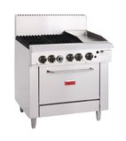 GL174-P 4 Burner Propane Gas Oven and Grill