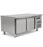 SNC2 214 Ltr 2 Door Stainless Steel Refrigerated Chef Base