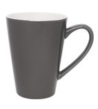 GL488  Latte Cup Charcoal - 340ml 11.5fl oz (Box 12)