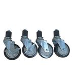 Image of HEF654 Castors for Connecta Tables - Set of 4 (2 Braked)