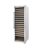 Image of G-Series GM889 465 Ltr Undercounter Single Glass Door Stainless Steel Single Zone Wine Cooler