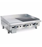 ITG-18-GG18/N Natural Gas Half Ribbed/Smooth Griddle