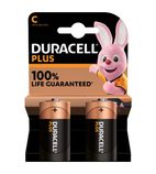 CH292 DuracellPlus C Batteries (Pack of 2)