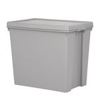 FW896 Bam Upcycled Cement Grey Storage Box & Lid 92Ltr